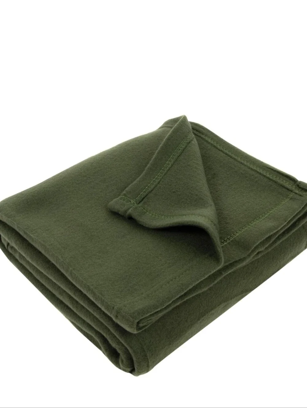 NWT Trail Maker Dark Green Fleece 50x60 Throw Blanket